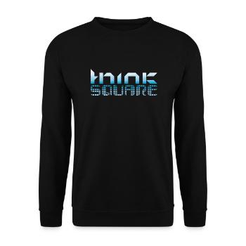 Think square - mania of the corner - Unisex Sweatshirt - black - Front - Alina (178cm) & Michal (187cm)