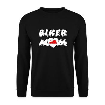 Motocyclette - Sweat-shirt Unisexe - noir - Devant - Alina (178cm) & Michal (187cm)