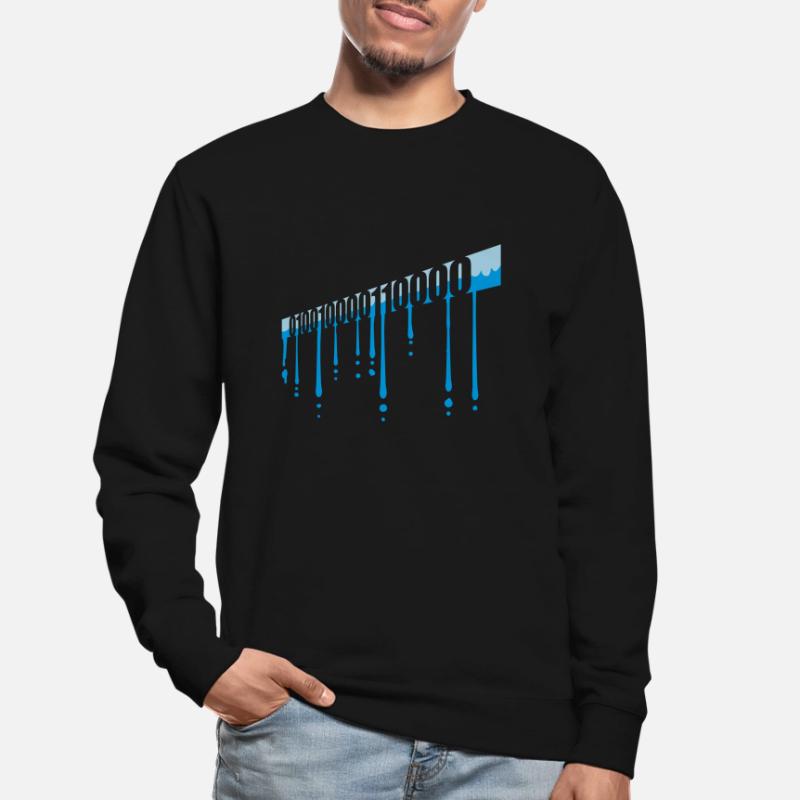 Binär Code Programm Sprache Unisex Pullover