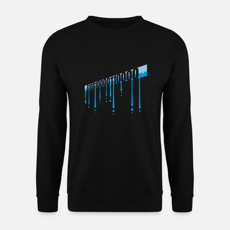 Binär Code Programm Sprache - Unisex Pullover - Schwarz