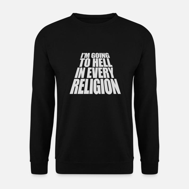 in going to hell - Unisex Sweatshirt - black