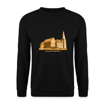 Raesfeld Schloss Münsterland Rhénanie-du-Nord-Westphalie - Sweat-shirt Unisexe - noir - Devant - Alina (178cm) & Michal (187cm)