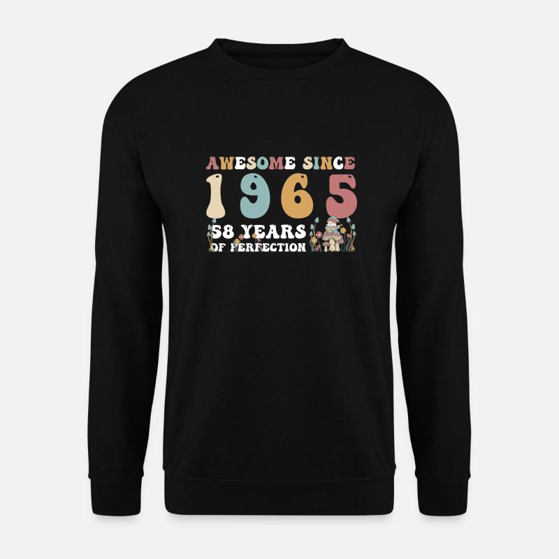 Großartig seit 1965 58 Jahr der Perfektion - 58. - Unisex Pullover - Schwarz