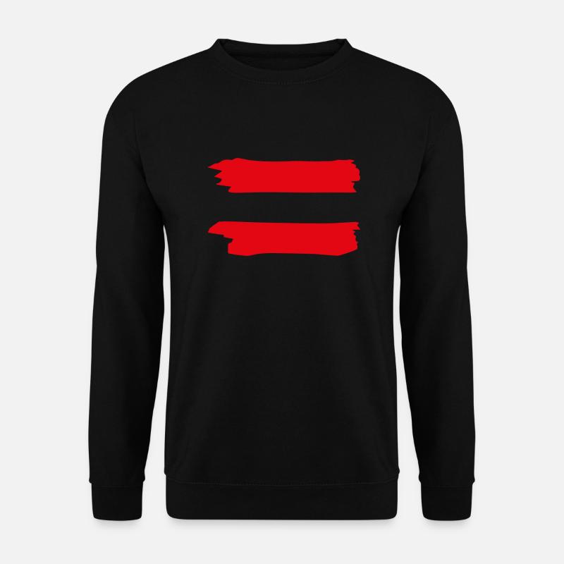 Österreich Flagge - Unisex Pullover - Schwarz