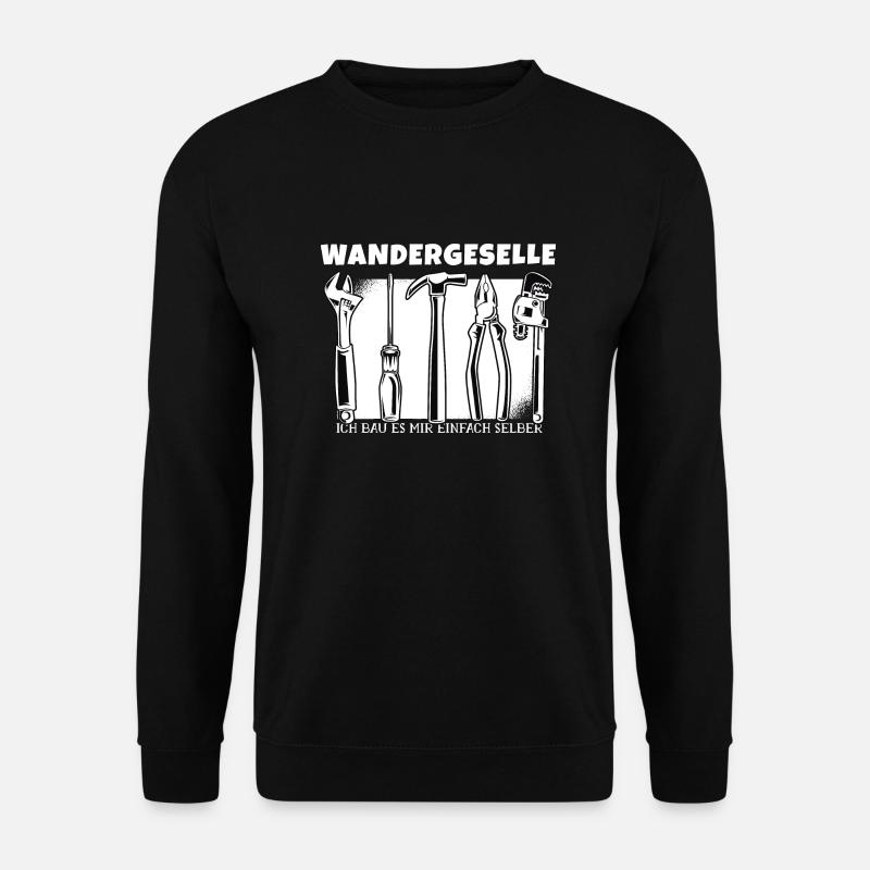 Wandergesellen Wandersmann Wandergeselle - Unisex Pullover - Schwarz