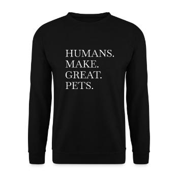 51 fun alien lovers statement quote present animal - Unisex Sweatshirt - black - Front - Alina (178cm) & Michal (187cm)