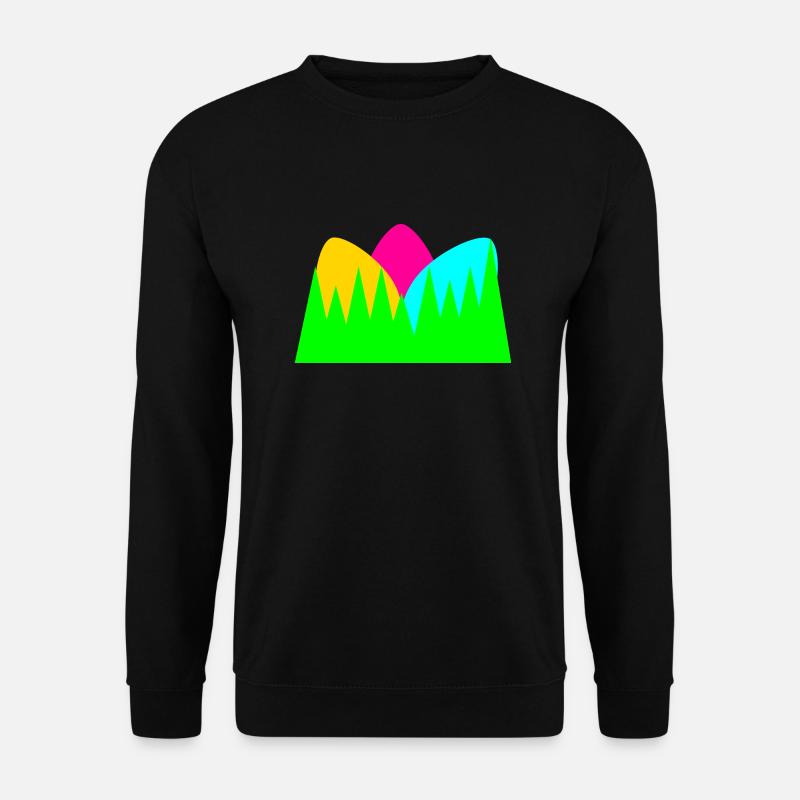 Colourful Easter eggs - Unisex Sweatshirt - black