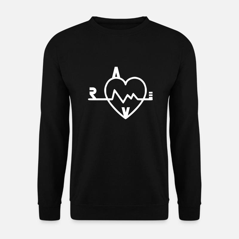 Rave - Unisex Pullover - Schwarz