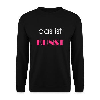 Das ist Kunst - Unisex Pullover - Schwarz - Vorne - Alina (178cm) & Michal (187cm)