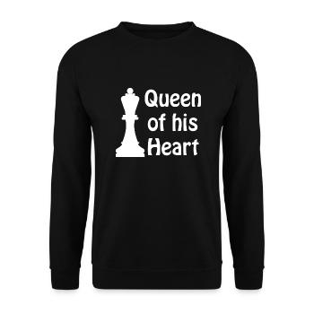 boardgame chess backgammon game night - Unisex Pullover - Schwarz - Vorne - Alina (178cm) & Michal (187cm)