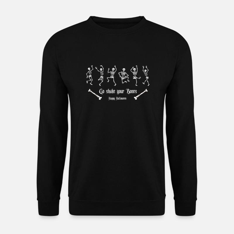 Dancing Skeletons - Unisex Pullover - Schwarz