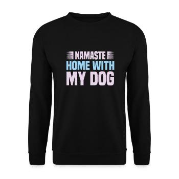 PawPrint Couture - Unisex Pullover - Schwarz - Vorne - Alina (178cm) & Michal (187cm)