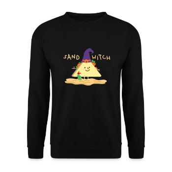 Sorcière dans le désert - Sweat-shirt Unisexe - noir - Devant - Alina (178cm) & Michal (187cm)
