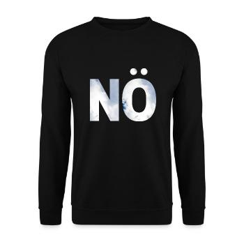 NON. Une chemise, un mot. - Sweat-shirt Unisexe - noir - Devant - Alina (178cm) & Michal (187cm)