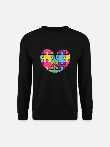 Love - Unisex Pullover - Schwarz