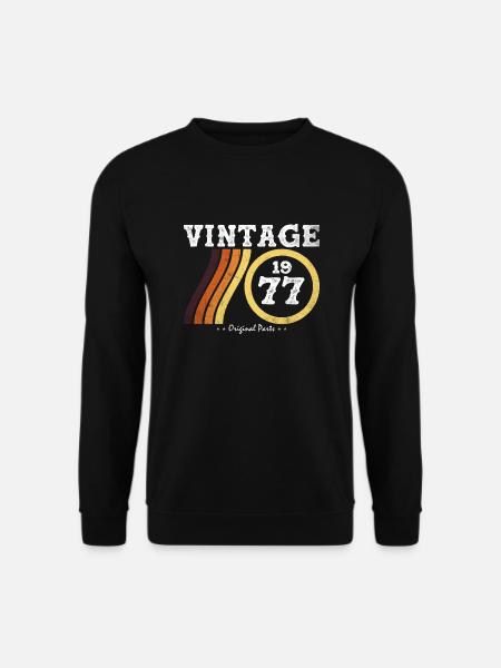 Limited Edition Retro Classic 47 Years Old - Unisex Sweatshirt - black