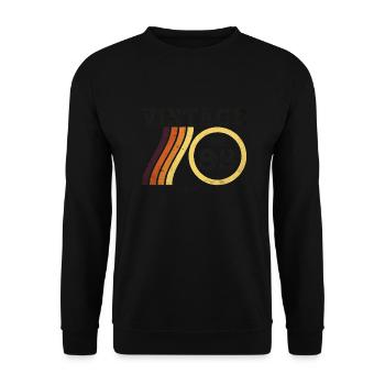 Classic Vintage 1993 - Limited Edition Retro 31 - Unisex Sweatshirt - black - Front - Alina (178cm) & Michal (187cm)