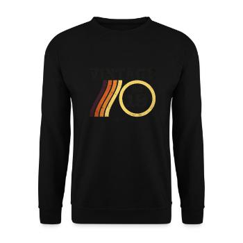 Millésime 2019 Édition Limitée Classique Rétro 5 - Sweat-shirt Unisexe - noir - Devant - Alina (178cm) & Michal (187cm)