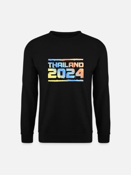 Thailand 2024 Bunt - Unisex Pullover - Schwarz
