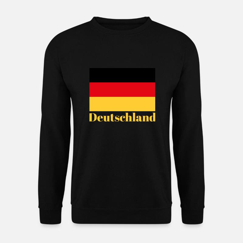 Deutschland Germany Flag German Pride - - Unisex Sweatshirt - black