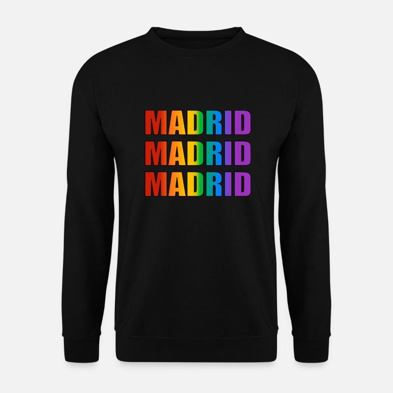 Madrid LGBTQ-Stolz - Unisex Pullover - Schwarz