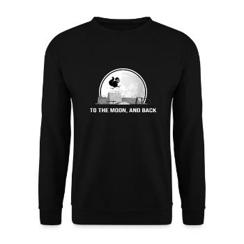 skateboard sk8 skater halfpipe - Unisex Pullover - Schwarz - Vorne - Alina (178cm) & Michal (187cm)