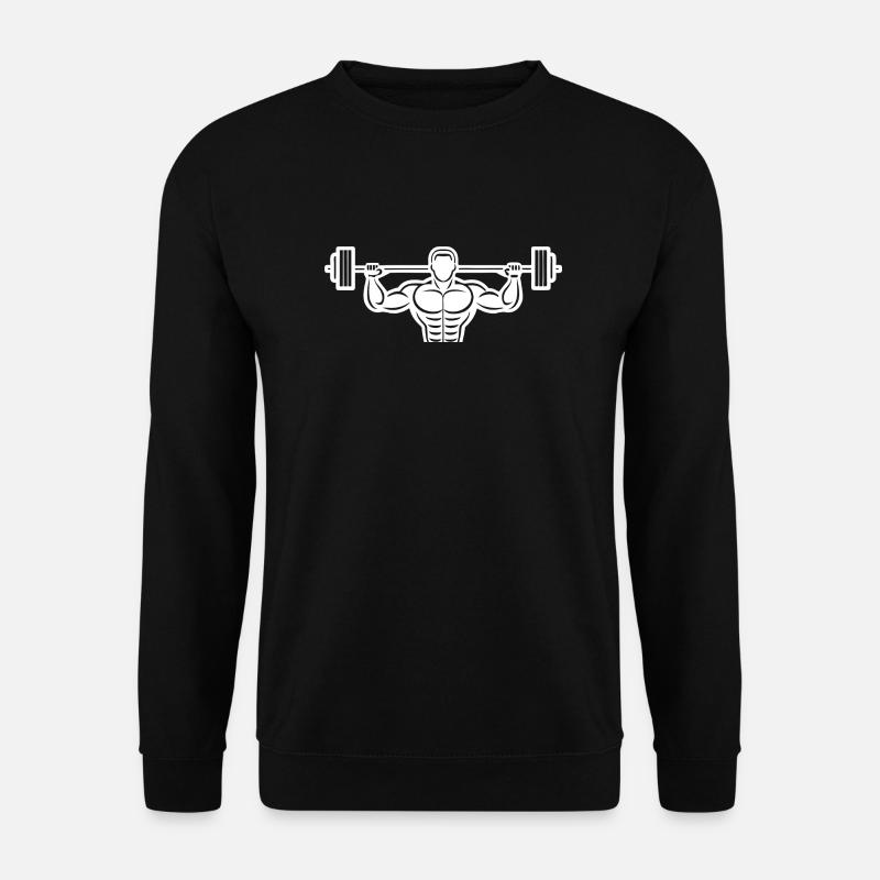 Powerful upper body - Unisex Sweatshirt - black