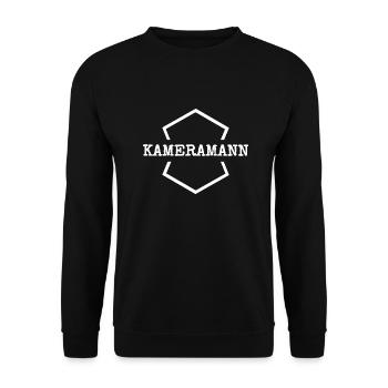 Cameraman as work - Unisex Sweatshirt - black - Front - Alina (178cm) & Michal (187cm)