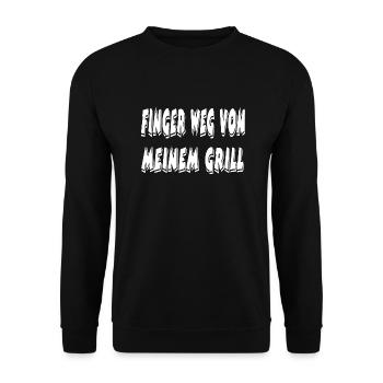 Grillen - Unisex Pullover - Schwarz - Vorne - Alina (178cm) & Michal (187cm)