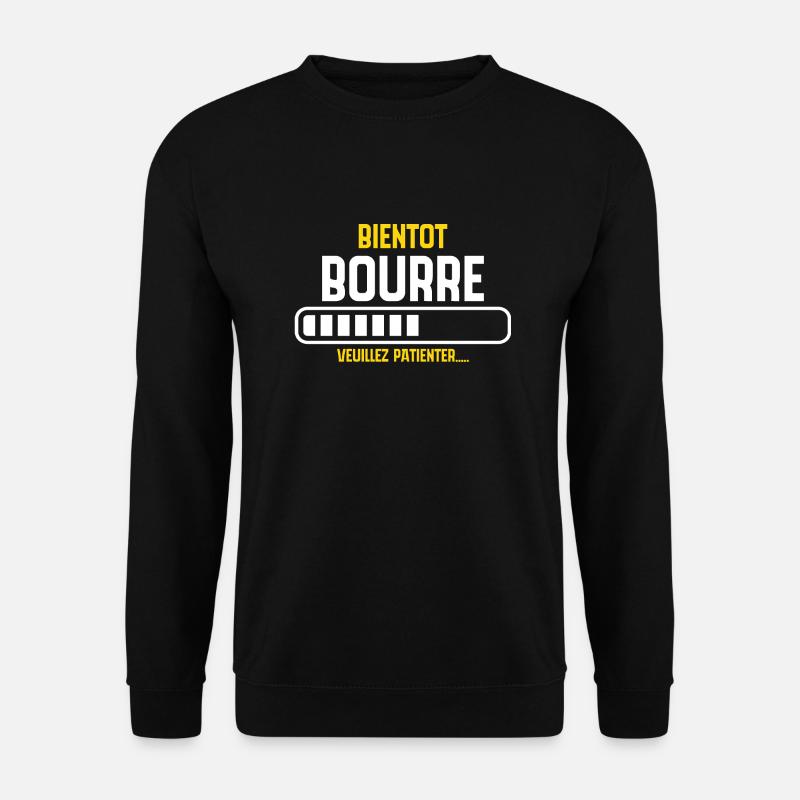 Bald betrunken, bitte warten... - Unisex Pullover - Schwarz