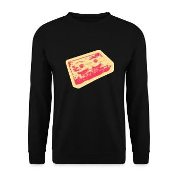 Kids from the 90s - free little gold MC - Unisex Sweatshirt - black - Front - Alina (178cm) & Michal (187cm)