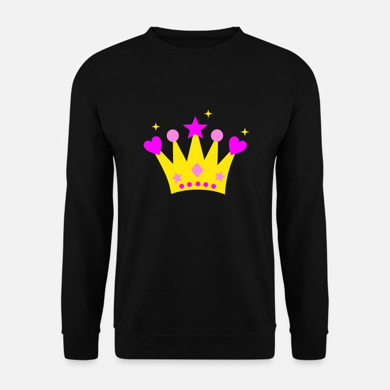 Krone - Unisex Pullover - Schwarz