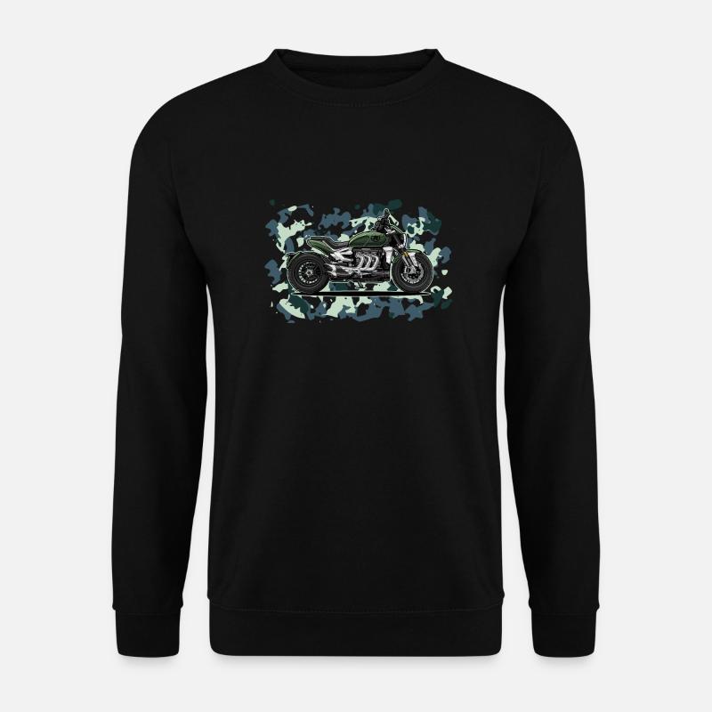 Cruiser // Custom // Motorrad - Unisex Pullover - Schwarz