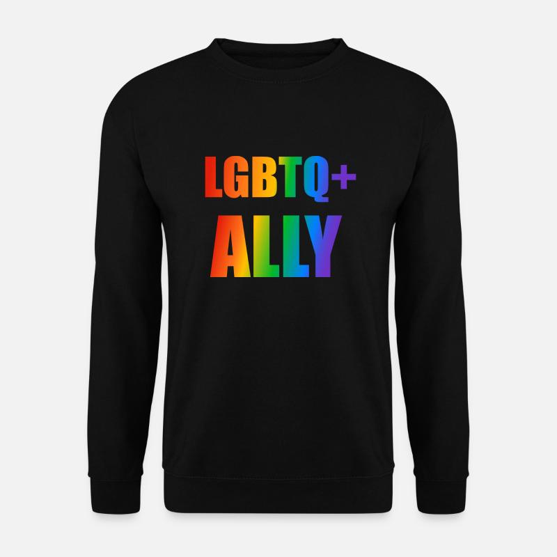 LGBTQ-Verbündeter - Unisex Pullover - Schwarz