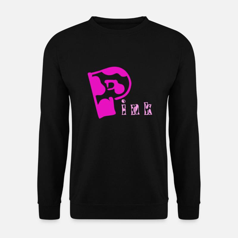Pink - Unisex Pullover - Schwarz