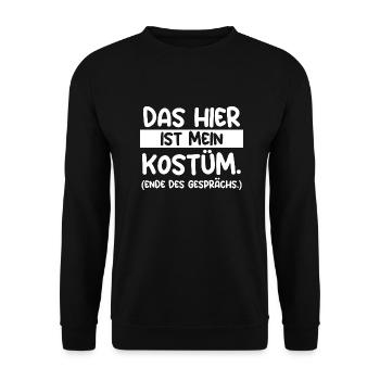 Jecken Carnival Carnival - Unisex Sweatshirt - black - Front - Alina (178cm) & Michal (187cm)