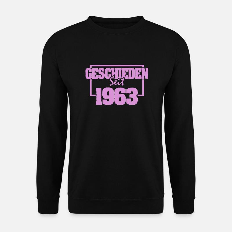 Geschieden 1963 - Unisex Pullover - Schwarz