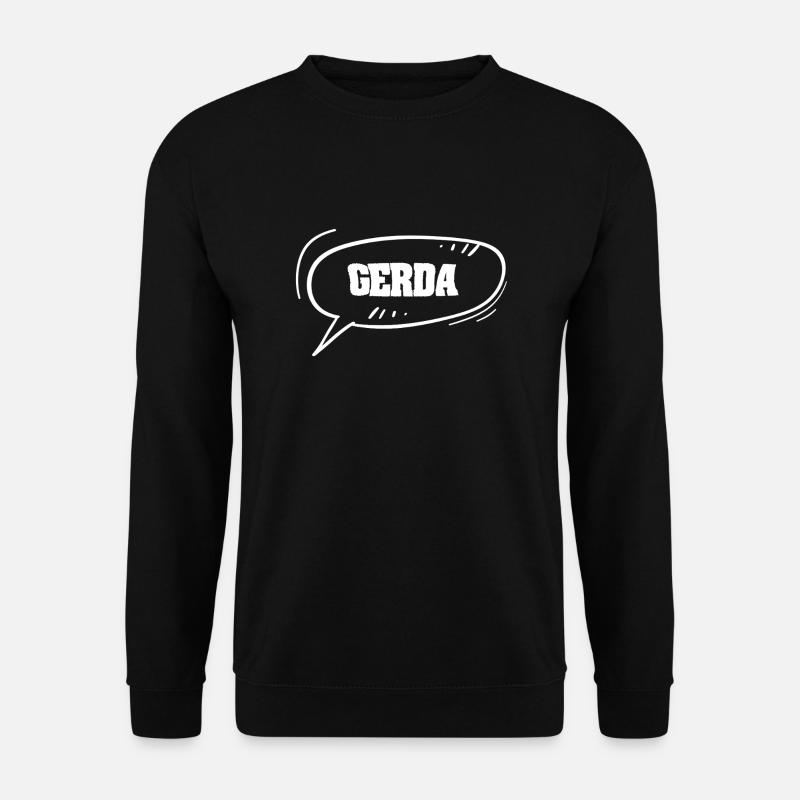 Prénom Gerda - Sweat-shirt Unisexe - noir