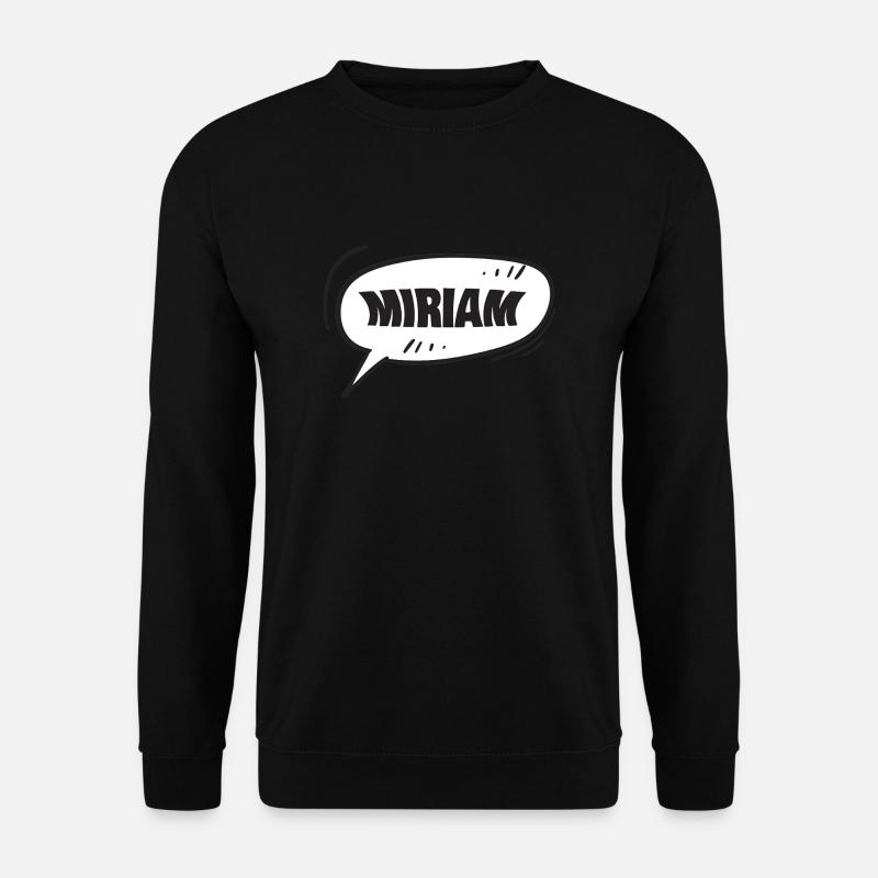 Miriam - Unisex Pullover - Schwarz