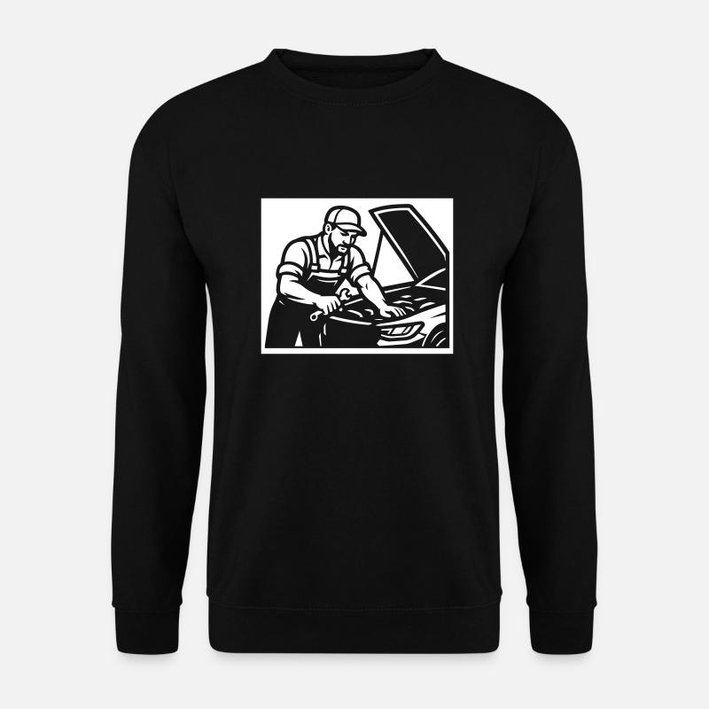 Auto Kfz Mechaniker - Unisex Pullover - Schwarz