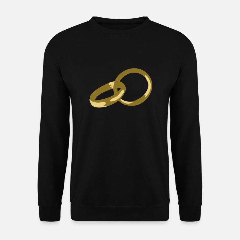 Eheringe - Unisex Pullover - Schwarz
