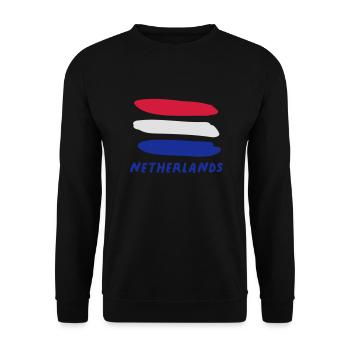 Hollande - Sweat-shirt Unisexe - noir - Devant - Alina (178cm) & Michal (187cm)