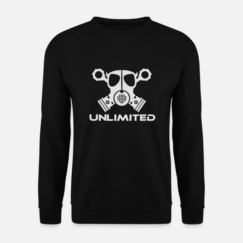 EPS Logo mit Schriftzug - Unisex Pullover - Schwarz