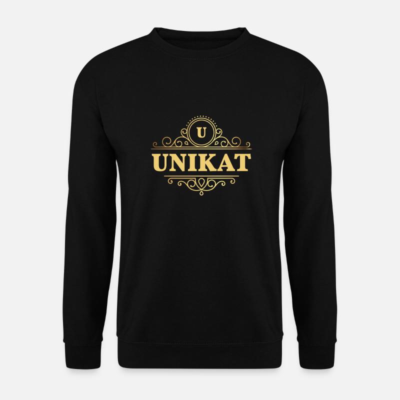 Unikat - Unisex Pullover - Schwarz