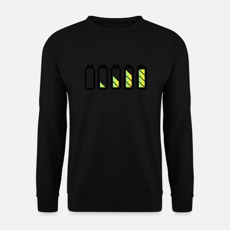 battery_loading - Unisex Pullover - Schwarz