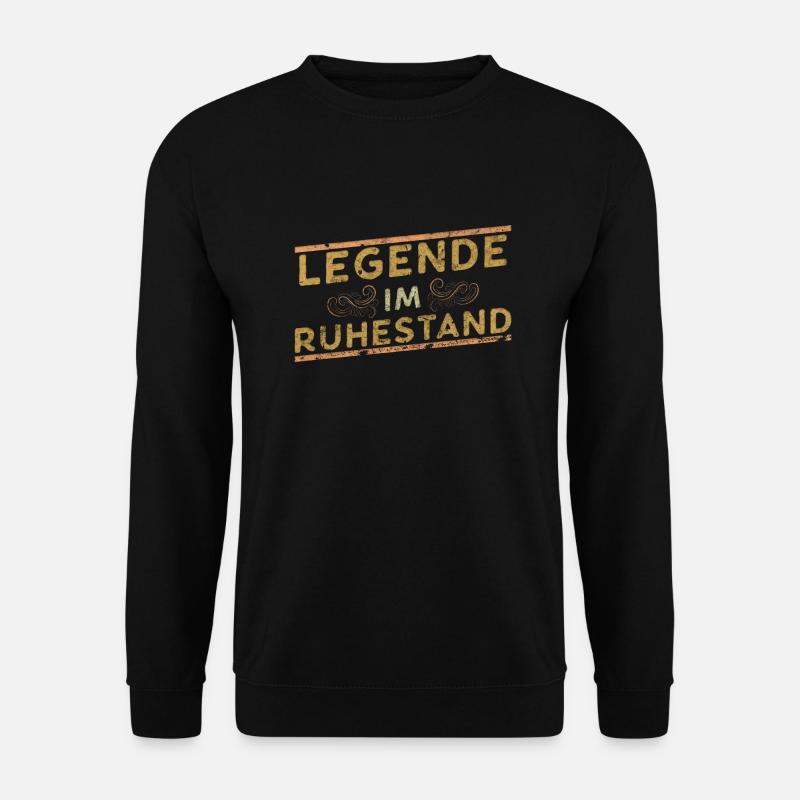 Rentner Legende im Ruhestand - Unisex Pullover - Schwarz