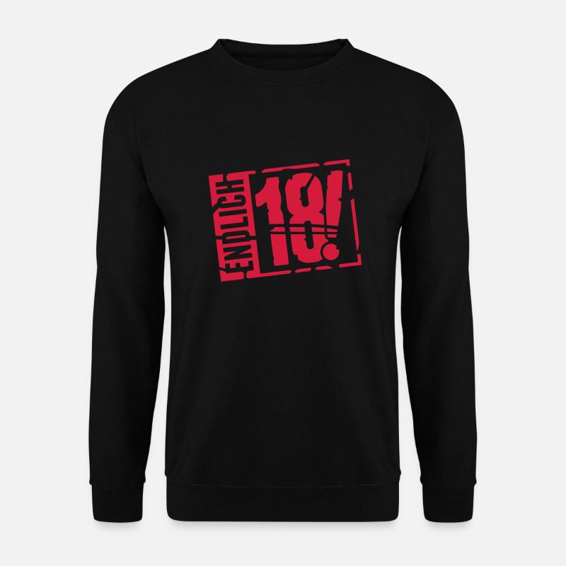 endlich_18_g1 - Unisex Pullover - Schwarz