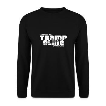 Trampolin - Unisex Pullover - Schwarz - Vorne - Alina (178cm) & Michal (187cm)