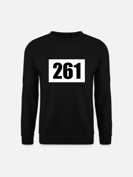 Startnummer 261 - Unisex Pullover - Schwarz