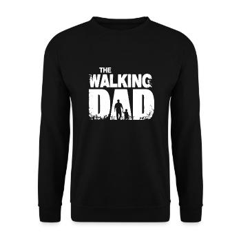 Marche papa - Sweat-shirt Unisexe - noir - Devant - Alina (178cm) & Michal (187cm)